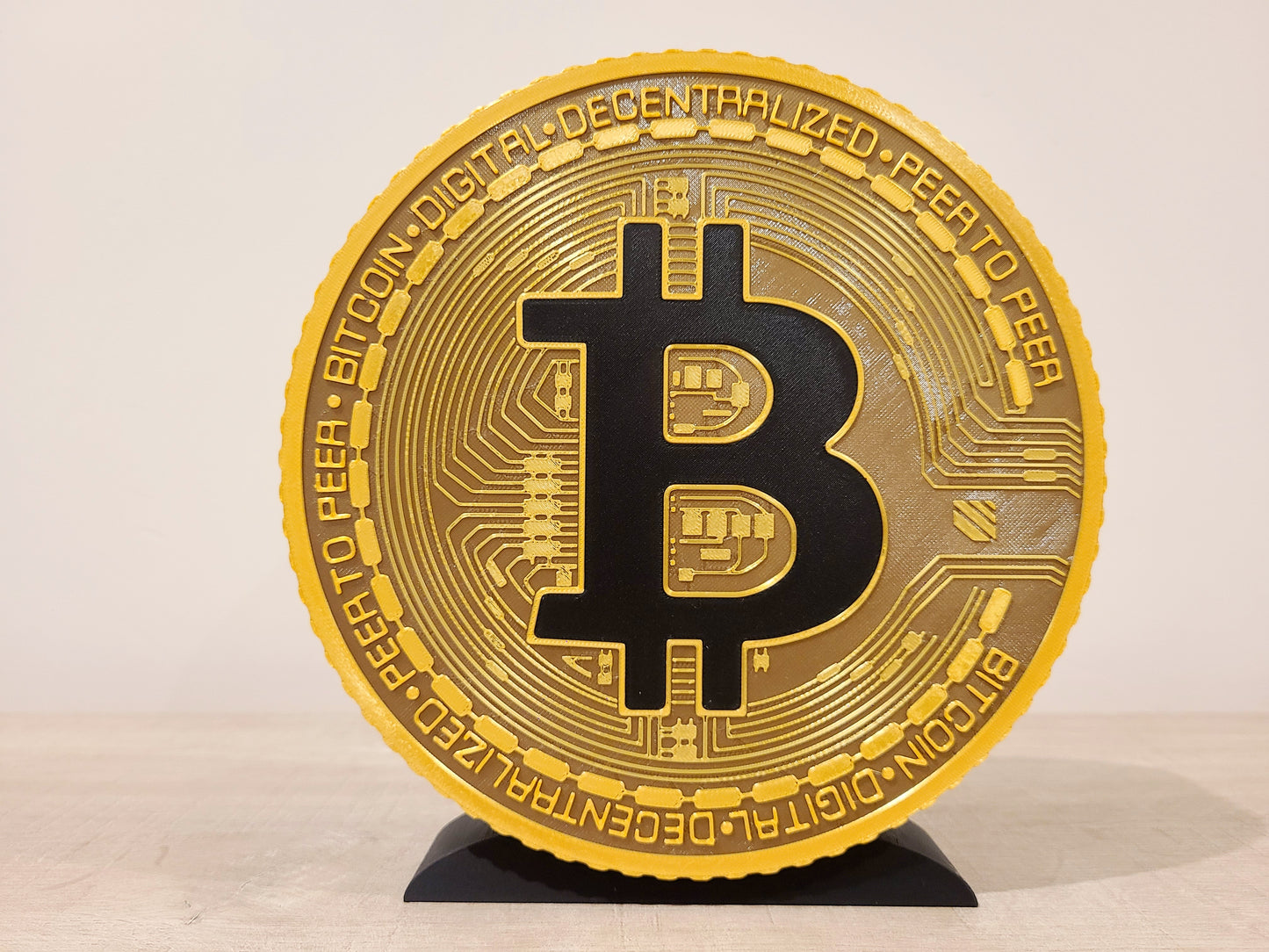 Lampe Bitcoin - Design unique