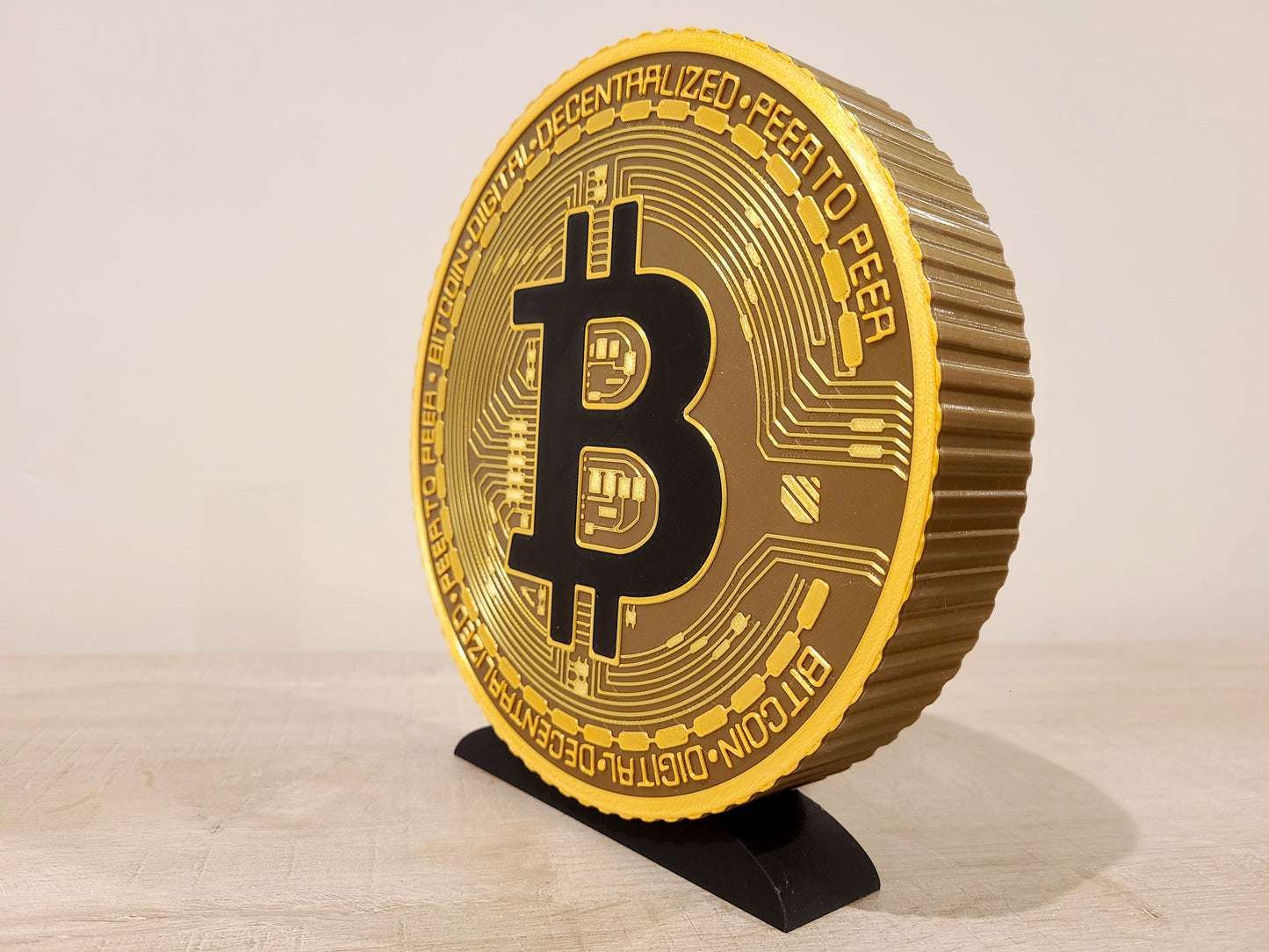 Lampe Bitcoin - Design unique